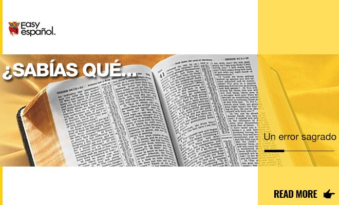 Un error sagrado - Easy Español