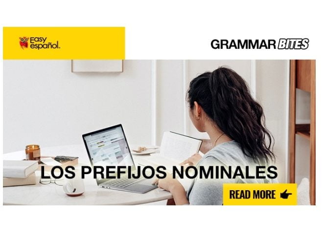 Los prefijos nominales - Easy Español
