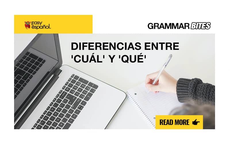 Diferencias entre 'cuál' y 'qué' - Easy Español