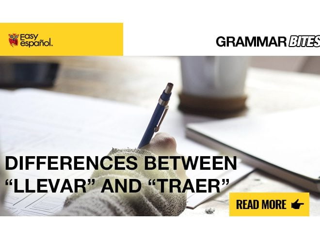 Differences between "llevar"and "traer" - Easy Español