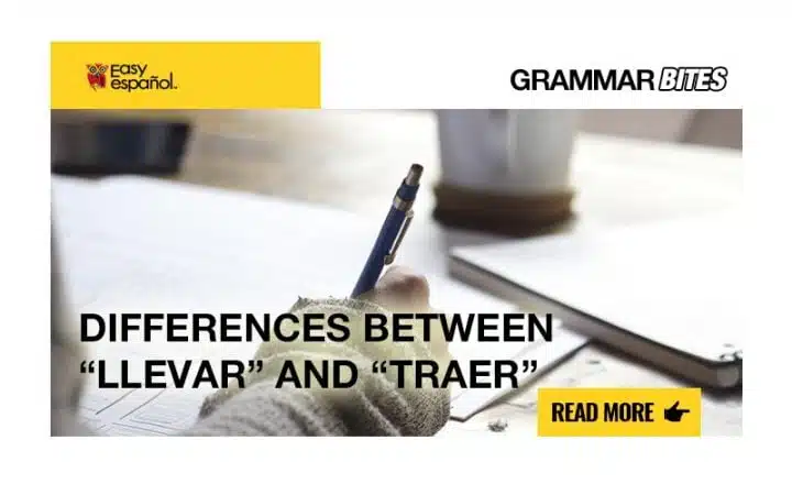 Differences between "llevar"and "traer" - Easy Español
