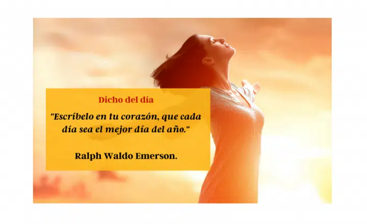 “Escríbelo en tu corazón, que cada día sea el mejor día del año” - Easy Español