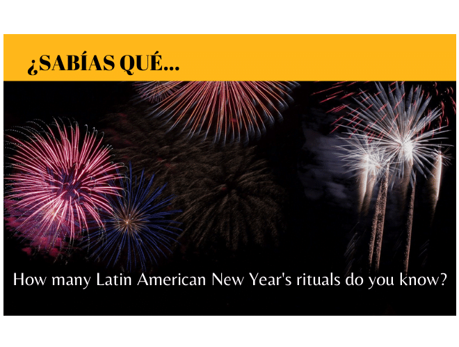 How many Latin American New Year's rituals do you know? - Easy Español