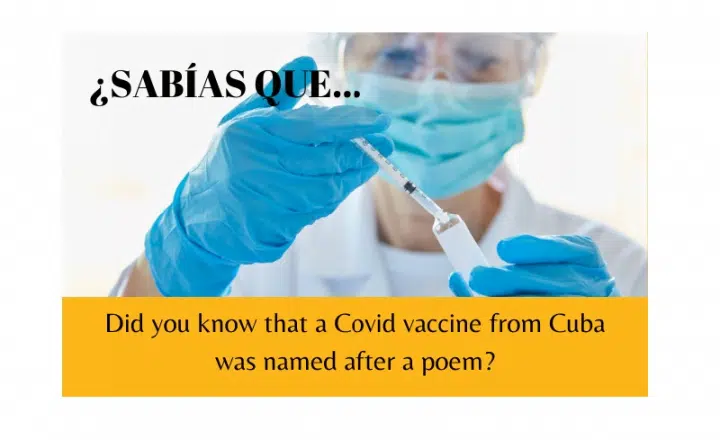 ¿Sabías que una de las vacunas cubanas contra el COVID tiene el nombre de un poema? - Easy Español
