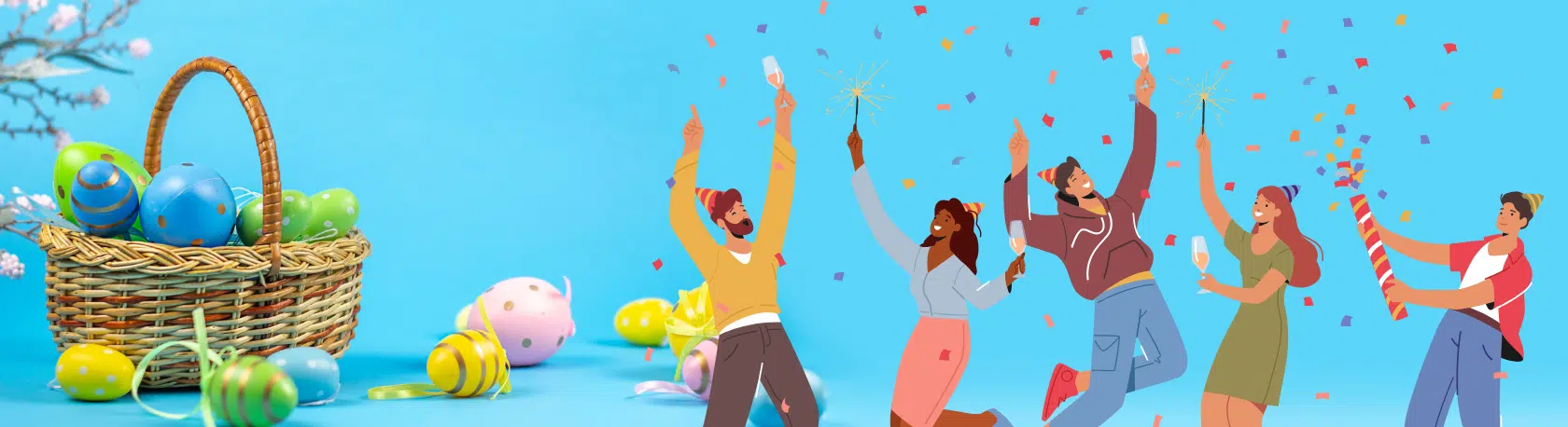 Spanish Saying of the Day: Estar más alegre que unas pascuas - Learn Spanish - Speak Spanish - Easy Español