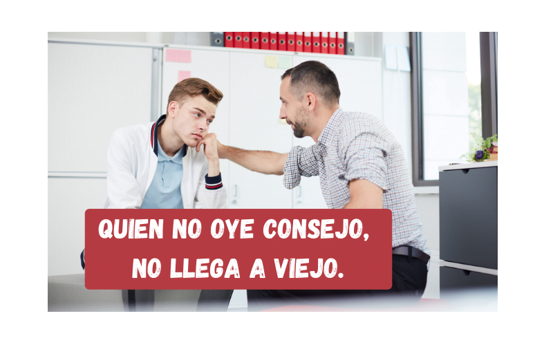 Saying of the day: Quien no oye consejo, no llega a viejo - Easy Español