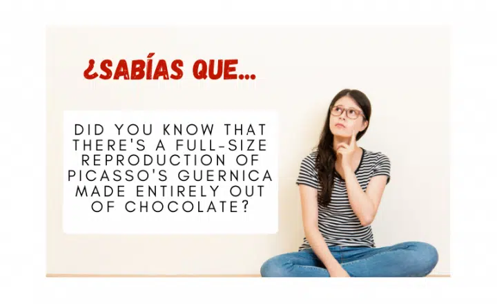¿Sabías que hay una reproducción del 'Guernica' de Picasso hecha de chocolate? - Easy Español