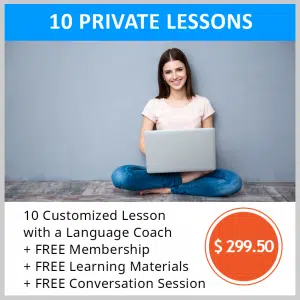 10 Online Private Lessons
