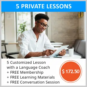 5 Online Private Lessons