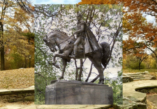 ¿Sabías que el monumento de Simón Bolívar en Central Park se encontraba originalmente en Summit Rock? - Easy Español