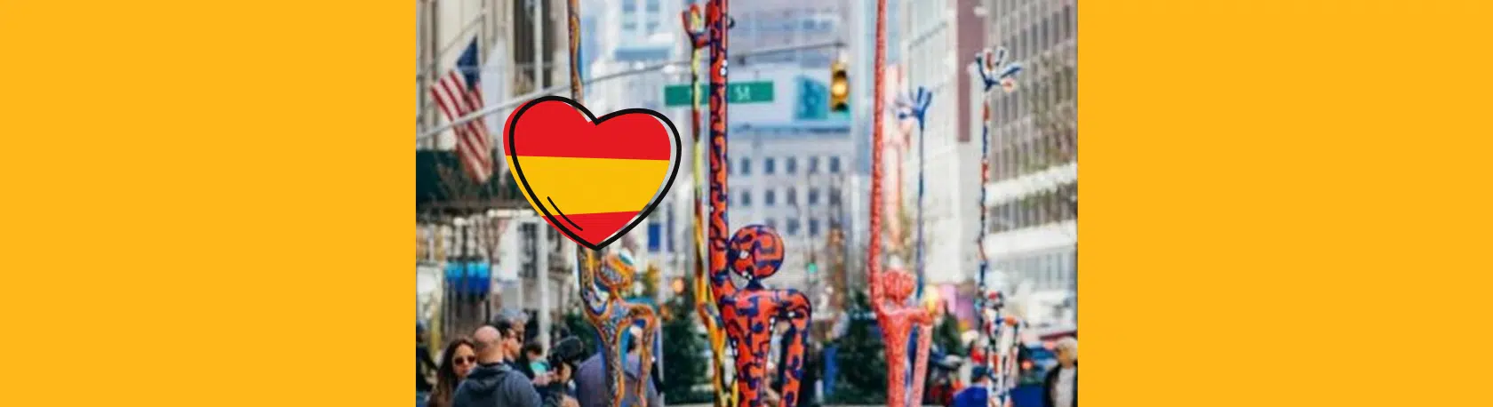 ¿Sabías que los 14 coloridos gigantes en exhibición en Broadway son españoles? - Easy Español