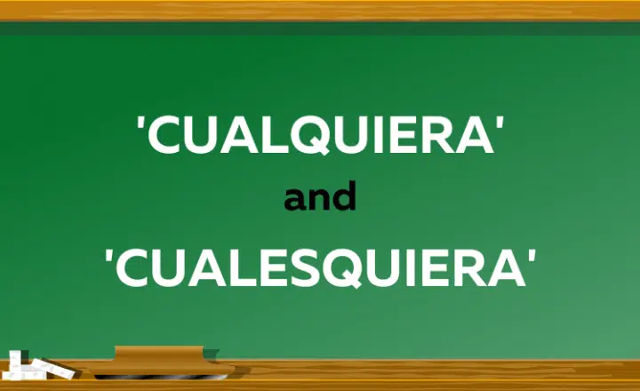 Learn the difference between 'cualquiera' & 'cualesquiera' - Easy Español