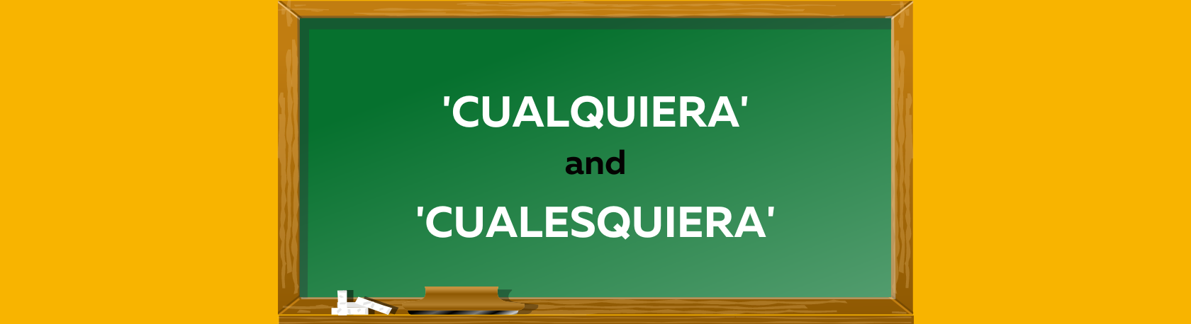 Learn the difference between 'cualquiera' & 'cualesquiera' - Easy Español