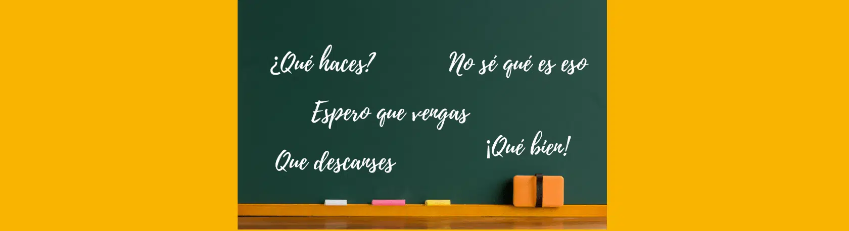 Some uses of the word 'que' - Easy Español