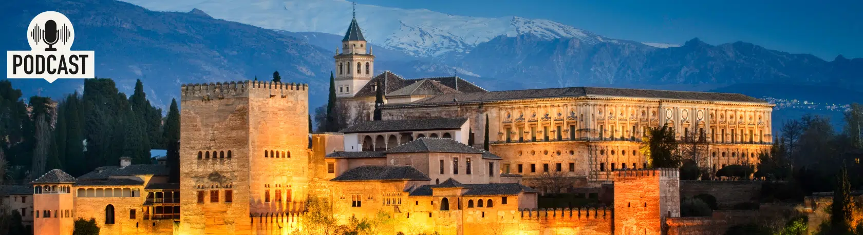 Develop your Spanish listening skills and learn more about la Alhambra - Spanish Podcast - Learn Spanish - Practice Spanish - Speak Spanish - Listen to Spanish - Easy Español