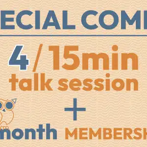 Special Combo: 15-Minute TALKs + Membership