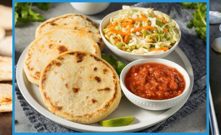 Hear all about las DELICIOSAS PUPUSAS and pick up new Spanish vocabulary on our podcast - Spanish Podcast - Spanish on the Go - Speak Spanish - Learn Spanish - Study Spanish - Easy Español