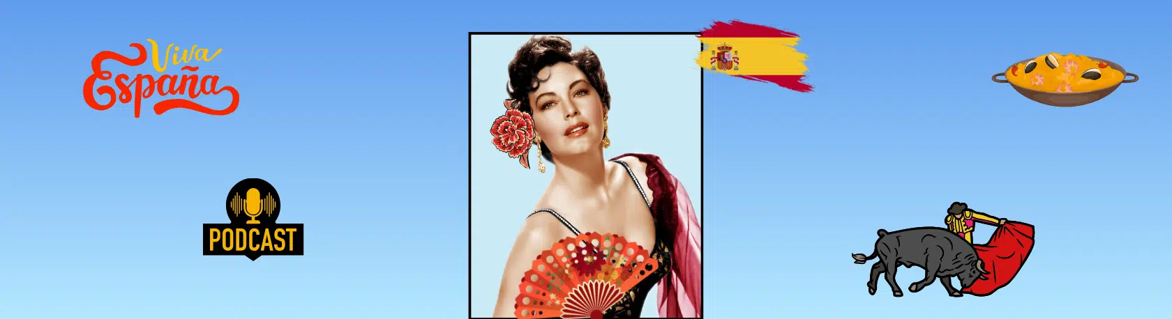 Hear about AVA GARDNER's love affair with SPAIN on this fascinating Spanish Podcast - Spanish on the Go - Spanish audio - Learn Spanish - Speak Spanish - Practice Spanish - Spanish listening - Easy Español