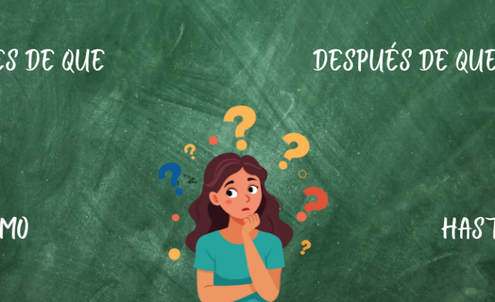 ANTES DE QUE, DESPUÉS DE QUE, MIENTRAS, CUANDO and more Conjunciones Adverbiales de Tiempo - Spanish Grammar - Learn Spanish - Practice Spanish - Study Spanish - Easy Español
