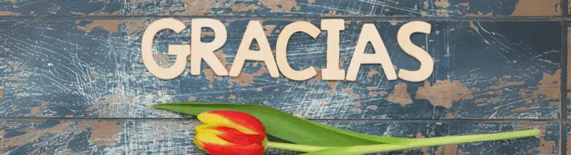 Spanish Word of the Day: Gracias - Palabra del Día - Learn Spanish - Spanish Vocabulary - Speak Spanish - Study Spanish - Easy Español
