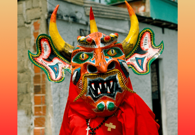 Listen to our Spanish Podcast to learn about the Venezuelan festivity known as LOS DIABLOS DANZANTES - Spanish on the Go - Spanish listening - Learn Spanish - Speak Spanish - Easy Español