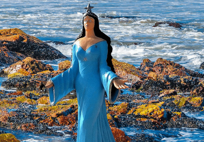 Tune in to our Spanish Podcast to hear about LA FIESTA DE LEMANJÁ that combines African Yoruba and Catholic practices - Spanish on the Go - Spanish listening - Learn Spanish - Practice Spanish - Spanish audios - Easy Español