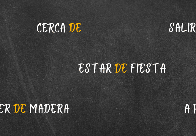 Review the uses of the PREPOSICIÓN DE with this practical Spanish Grammar guide - Learn Spanish - Spanish prepositions - Practice Spanish - Speak Spanish - Easy Español