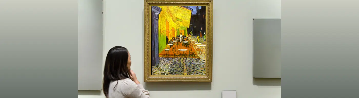 Virtual Art Visit in Spanish - Tell me a picture: Café Terrace at Night - Learn Spanish Online - Live Online Spanish Learning - Spanish Practice - Spanish and art - Easy Español