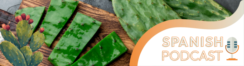 Spanish Podcast: Nopal, the green heart of Mexico - Spanish on the Go - Learn Spanish - Practice Spanish - Study Spanish - Easy Español